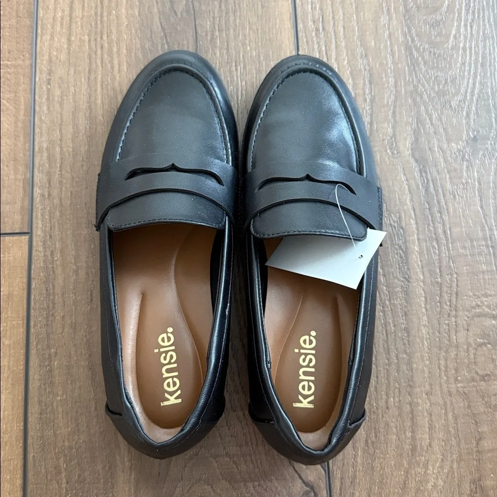 Kensie Gitty Classic Black Women’s Slip-On Loafers